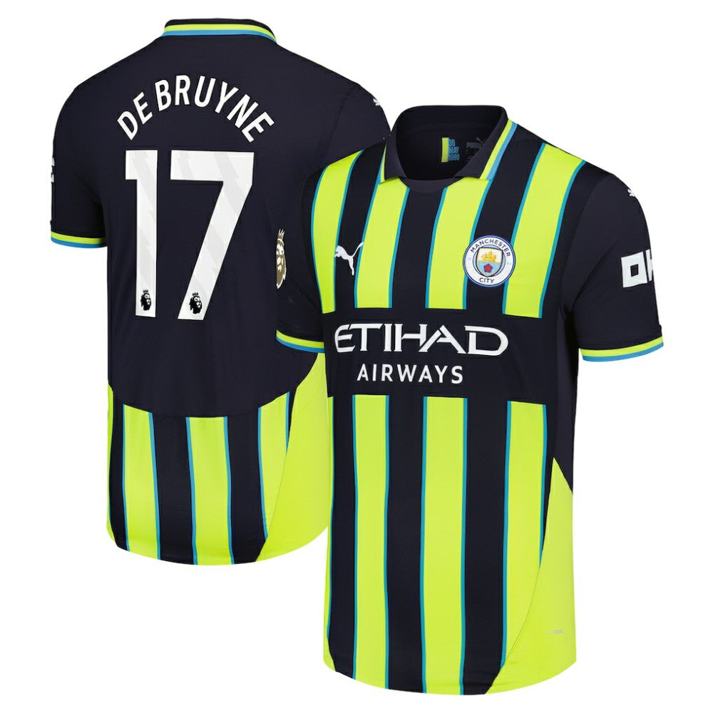 Kevin De Bruyne Manchester City 2024/25 Away Player Jersey Navy - Puma