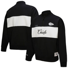 Kansas City Chiefs Mitchell & Ness Women's Quarter-Zip Jacket