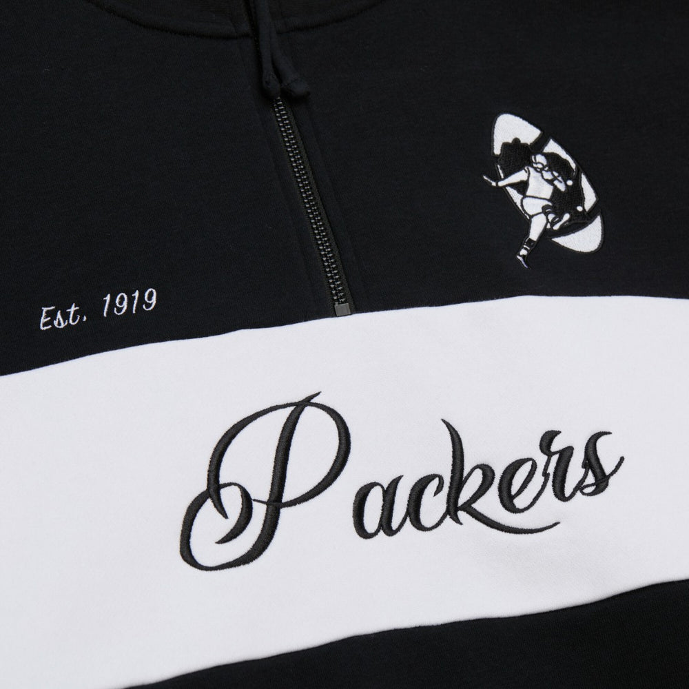 Green Bay Packers Mitchell & Ness Women's Quarter-Zip Jacket