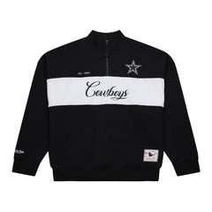 Dallas Cowboys Mitchell & Ness Women's Quarter-Zip Jacket