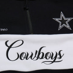 Dallas Cowboys Mitchell & Ness Women's Quarter-Zip Jacket