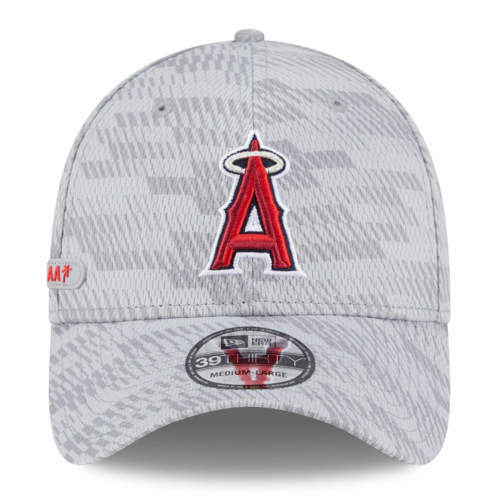 Los Angeles Angels New Era 2025 MLB Clubhouse 39THIRTY Flex Hat | MLB Discount