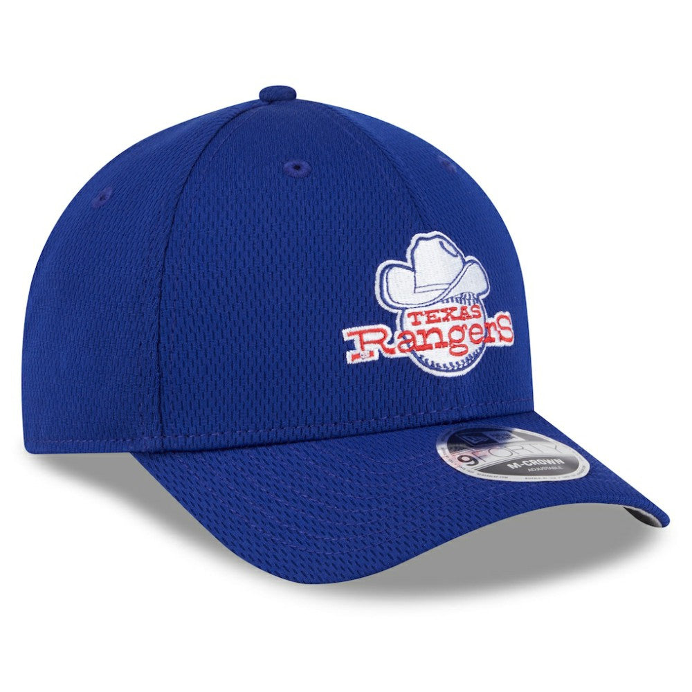 Texas Rangers New Era 2025 MLB Clubhouse 9FORTY M-Crown Adjustable Hat | MLB US