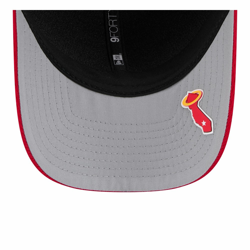 Los Angeles Angels New Era 2025 MLB Clubhouse 9FORTY Adjustable Hat | MLB Discount