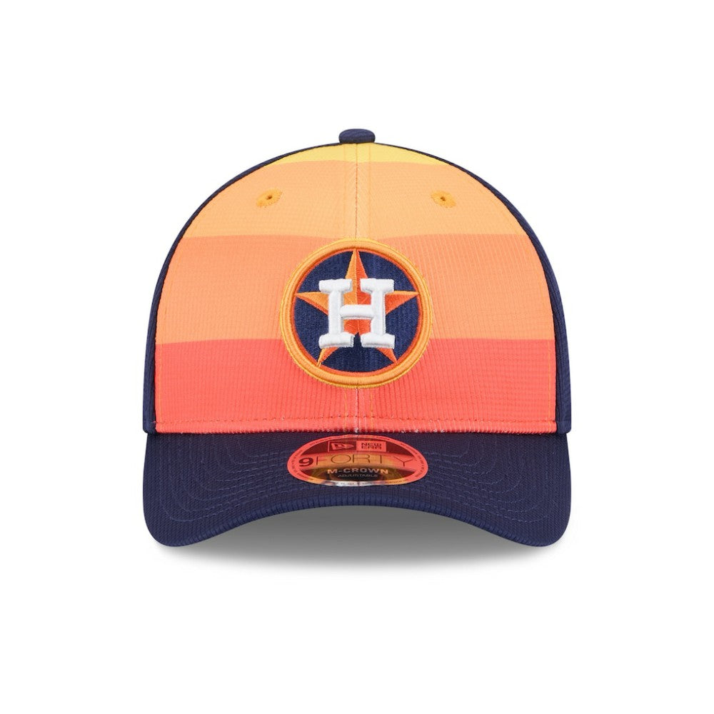 Houston Astros New Era 2025 Batting Practice 9FORTY M-Crown Adjustable Hat | MLB Online