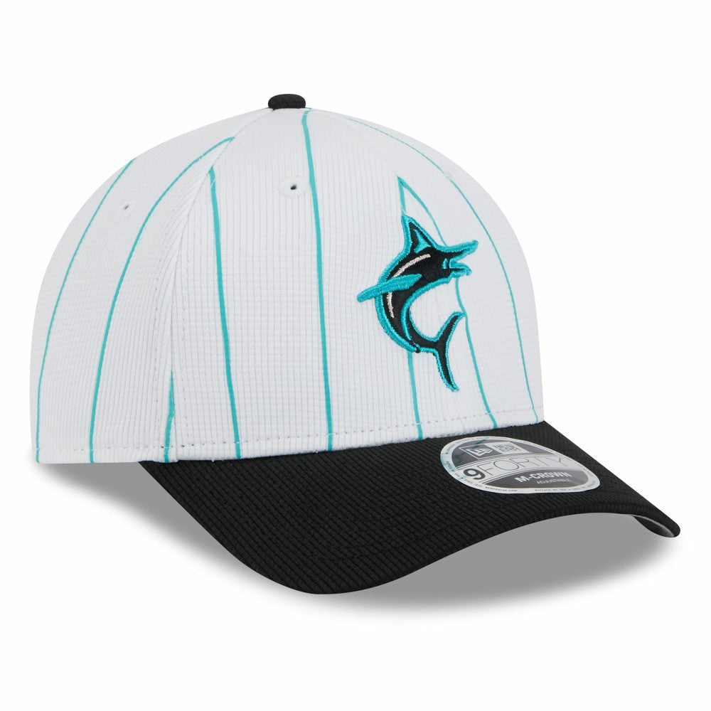 Miami Marlins New Era 2025 Batting Practice 9FORTY M-Crown Adjustable Hat | MLB For sale