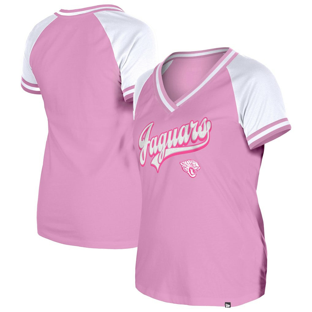 Jacksonville Jaguars New Era Women's Mommy & Me V-Neck T-Shirt