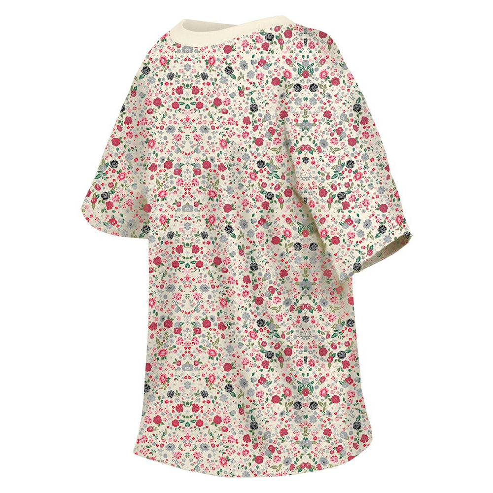 Kansas City Chiefs New Era Women's Glam Game Floral Scoop Neck T-Shirt