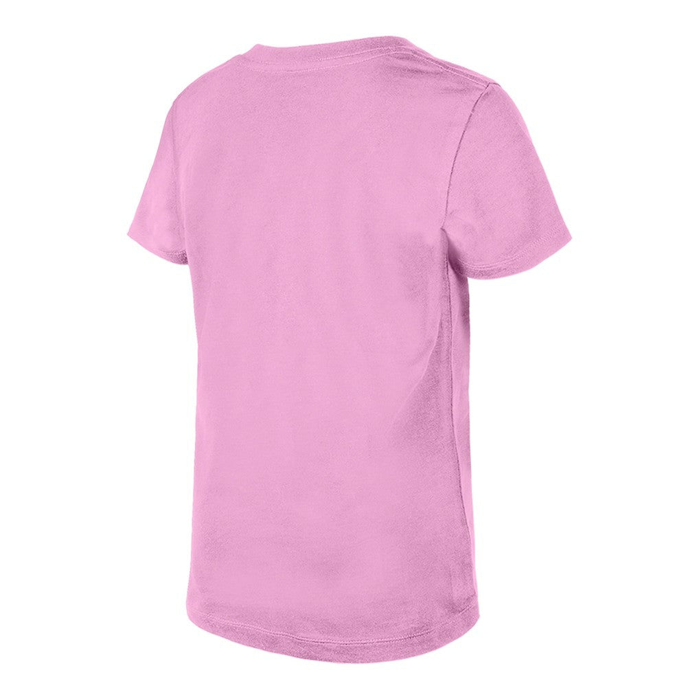 Kansas City Chiefs New Era Girls Youth Flip Sequins V-Neck T-Shirt