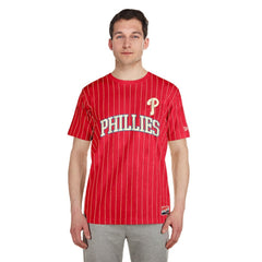Philadelphia Phillies New Era Throwback Pinstripe T-Shirt | MLB Near me