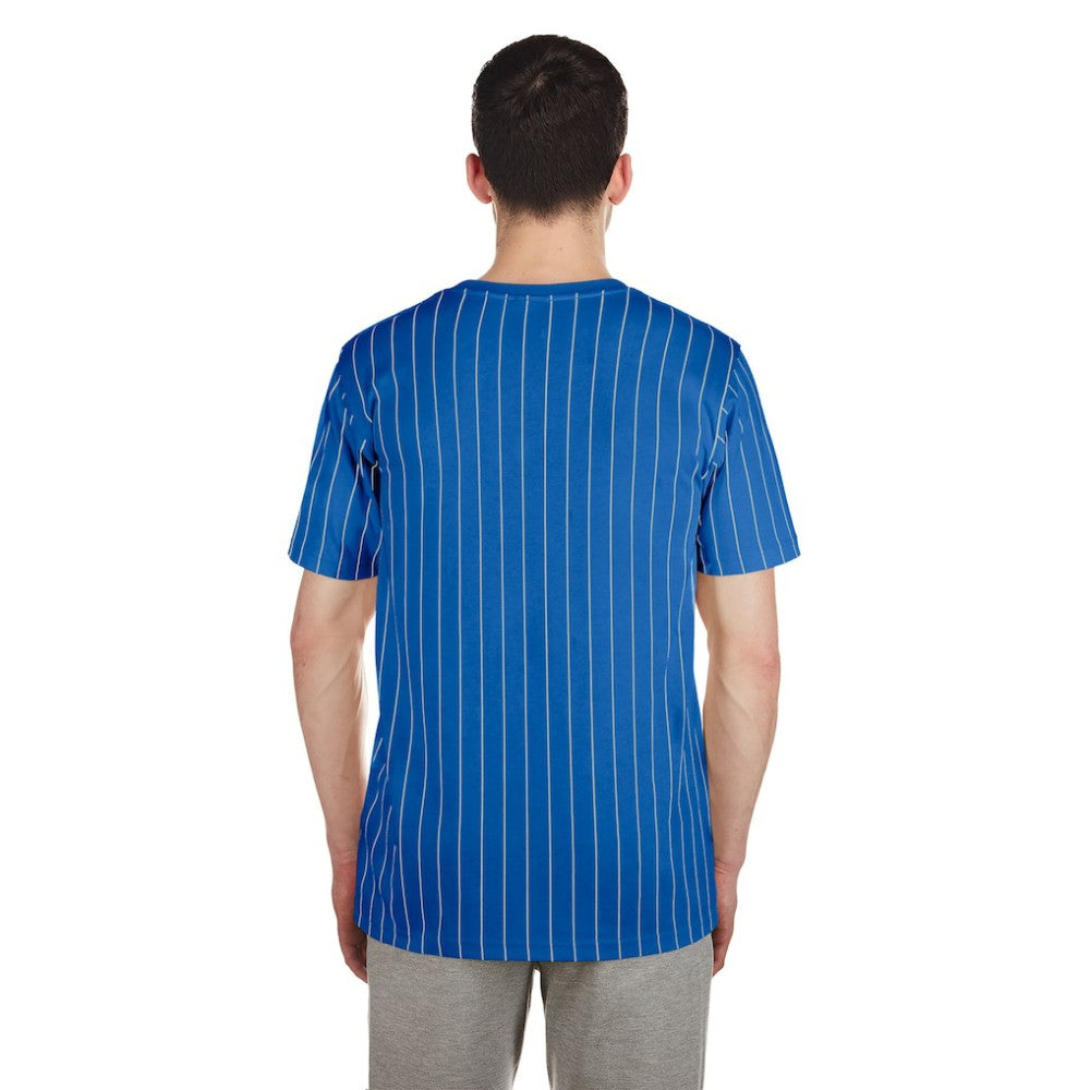 Chicago Cubs New Era Throwback Pinstripe T-Shirt | MLB New