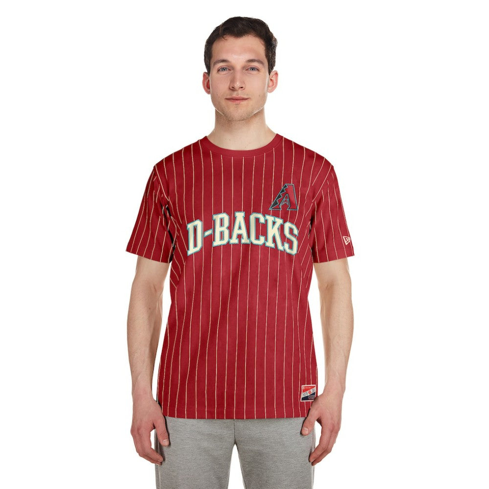 Arizona Diamondbacks New Era Throwback Pinstripe T-Shirt | MLB Discount