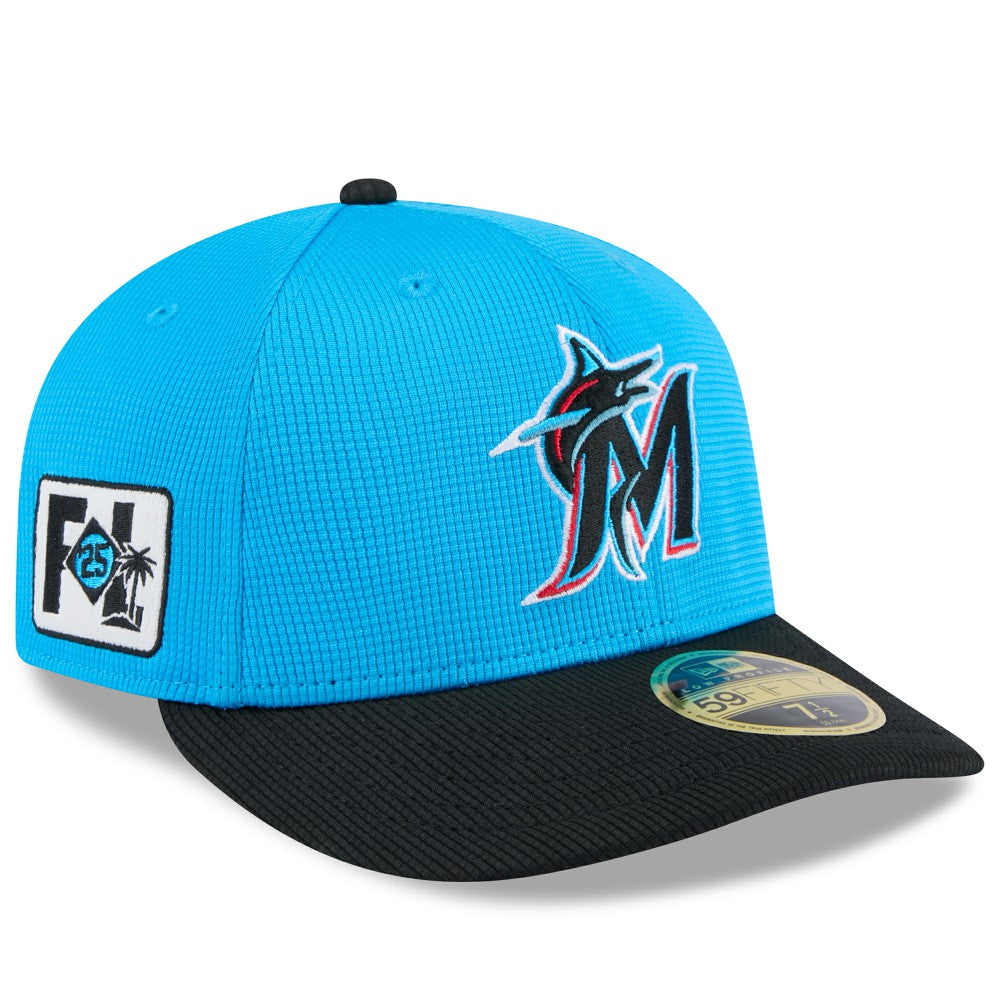 Miami Marlins New Era 2025 Spring Training Low Profile 59FIFTY Fitted Hat | MLB Sale