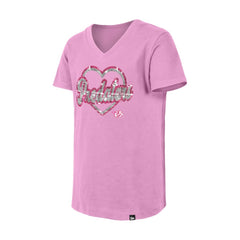 Nashville Predators New Era Girl's Youth Flip Sequin V-Neck T-Shirt Online