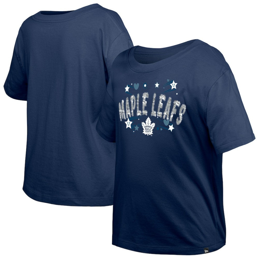 Toronto Maple Leafs New Era Girl's Youth Flip Sequin T-Shirt Online