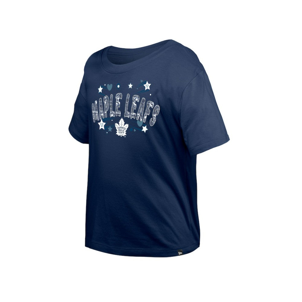 Toronto Maple Leafs New Era Girl's Youth Flip Sequin T-Shirt Online