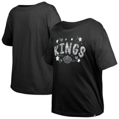 Los Angeles Kings New Era Girl's Youth Flip Sequin T-Shirt Discount