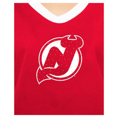 New Jersey Devils New Era Women's Game Day Rhinestuds T-Shirt Discount