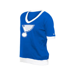 St. Louis Blues New Era Women's Game Day Rhinestuds T-Shirt Sale