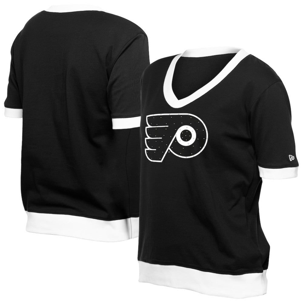 Philadelphia Flyers New Era Women's Game Day Rhinestuds T-Shirt Discount