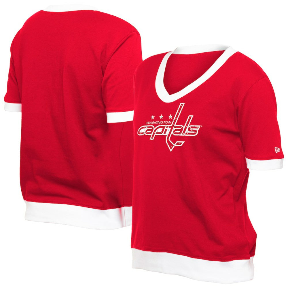 Washington Capitals New Era Women's Game Day Rhinestuds T-Shirt Online
