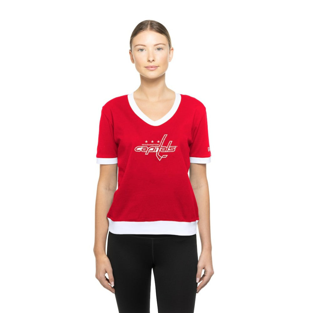 Washington Capitals New Era Women's Game Day Rhinestuds T-Shirt Online