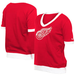 Detroit Red Wings New Era Women's Game Day Rhinestuds T-Shirt On Sale