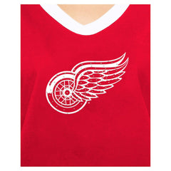 Detroit Red Wings New Era Women's Game Day Rhinestuds T-Shirt On Sale