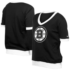 Boston Bruins New Era Women's Game Day Rhinestuds T-Shirt Online