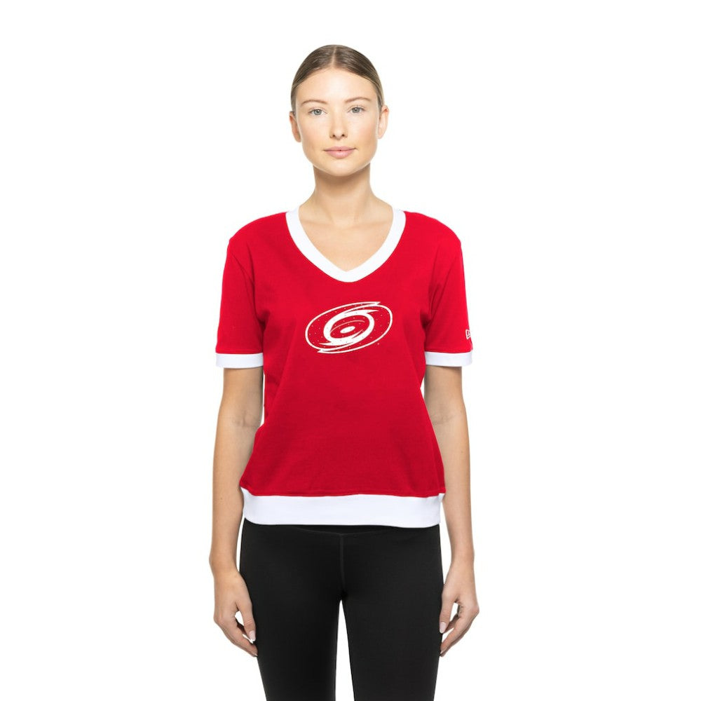 Carolina Hurricanes New Era Women's Game Day Rhinestuds T-Shirt Sale
