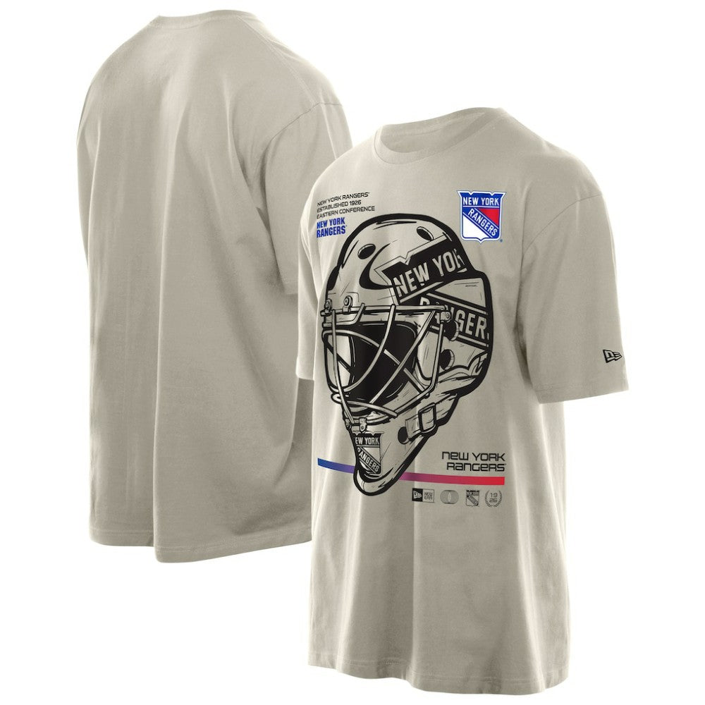 New York Rangers New Era Goalie Mask T-Shirt For Sale