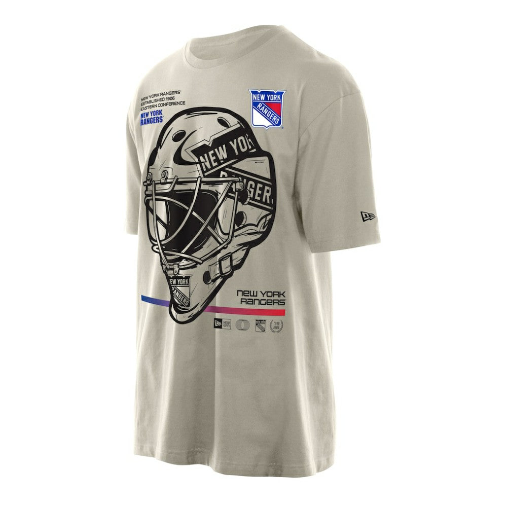 New York Rangers New Era Goalie Mask T-Shirt For Sale