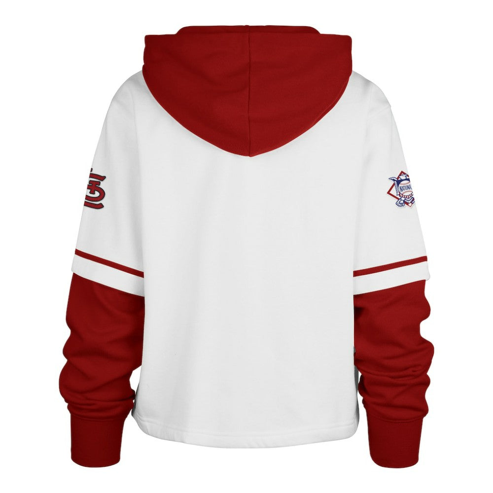 St. Louis Cardinals '47 Women's Trifecta Shortstop Cropped Pullover Hoodie | MLB On Sale