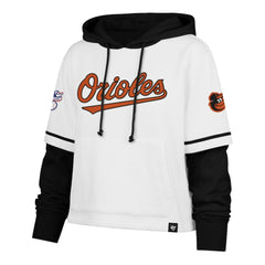 Baltimore Orioles '47 Women's Trifecta Shortstop Cropped Pullover Hoodie | MLB Near me