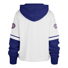 Chicago Cubs '47 Women's Trifecta Shortstop Cropped Pullover Hoodie | MLB Sale