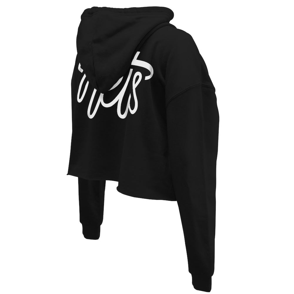 Brooklyn Nets Stadium Essentials Women's Origins Script Cropped Pullover Hoodie Online