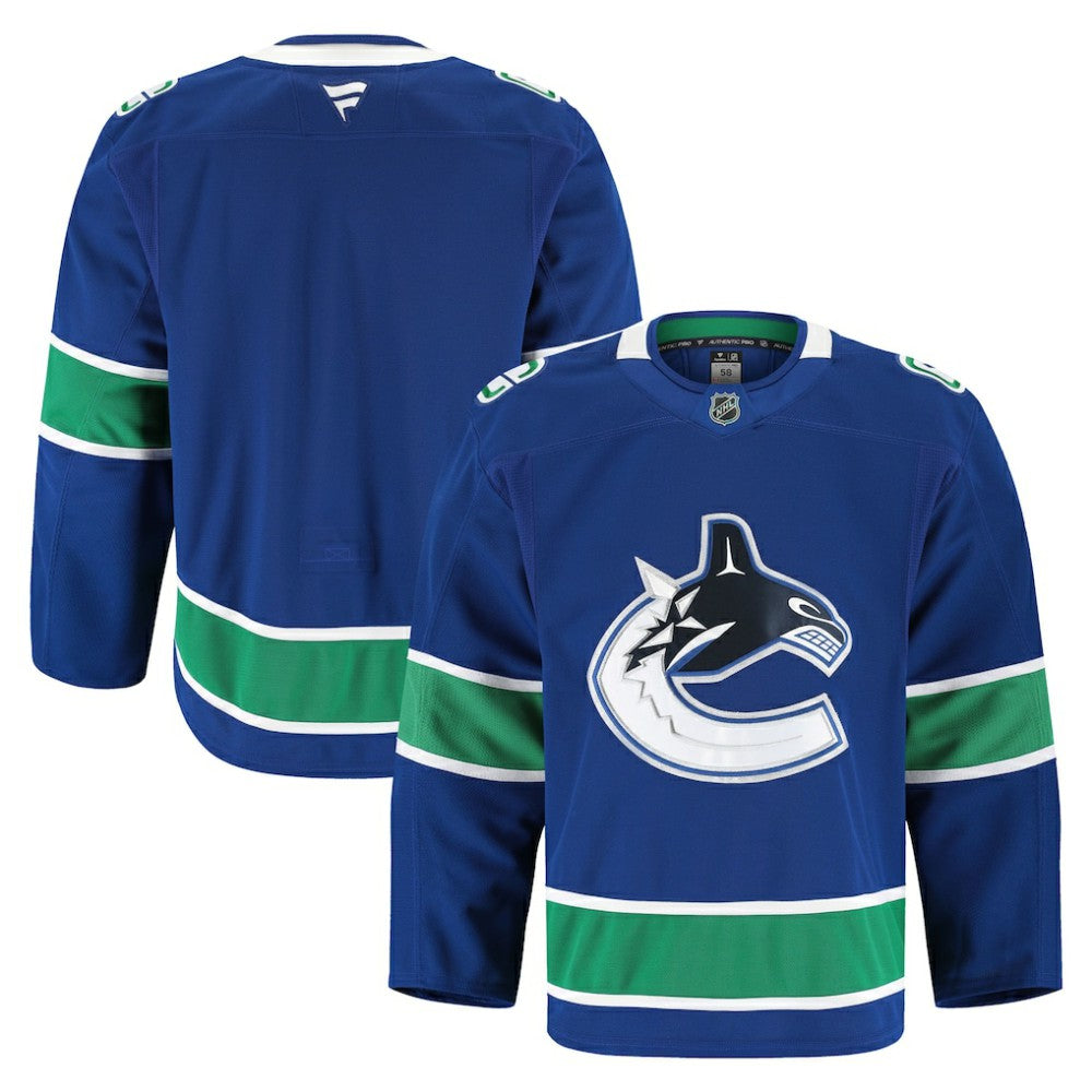 Vancouver Canucks Fanatics Home Authentic Pro Jersey Sale