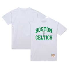 Boston Celtics Hardwood Classics Vintage Warm Up T-Shirt New