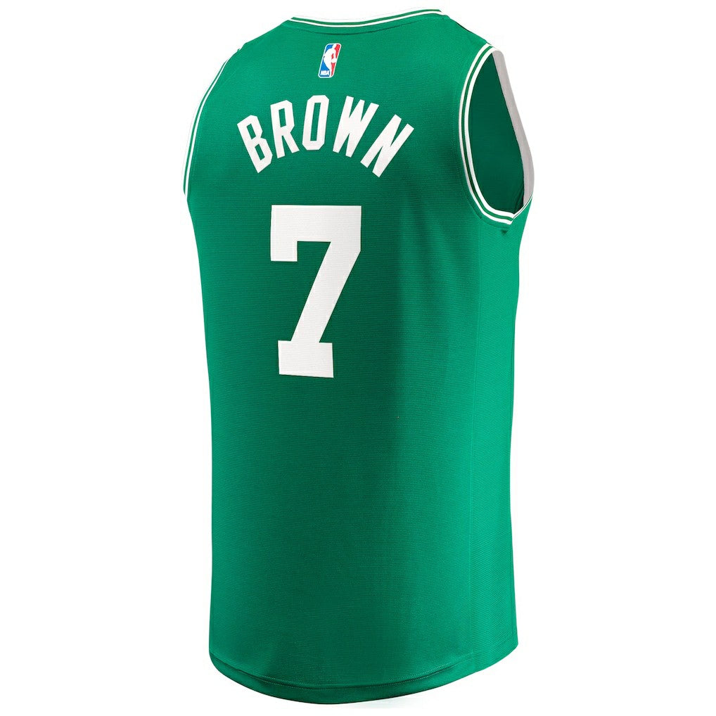 Jaylen Brown Boston Celtics 2024 NBA Finals Champions Fast Break Replica Player Jersey Discount