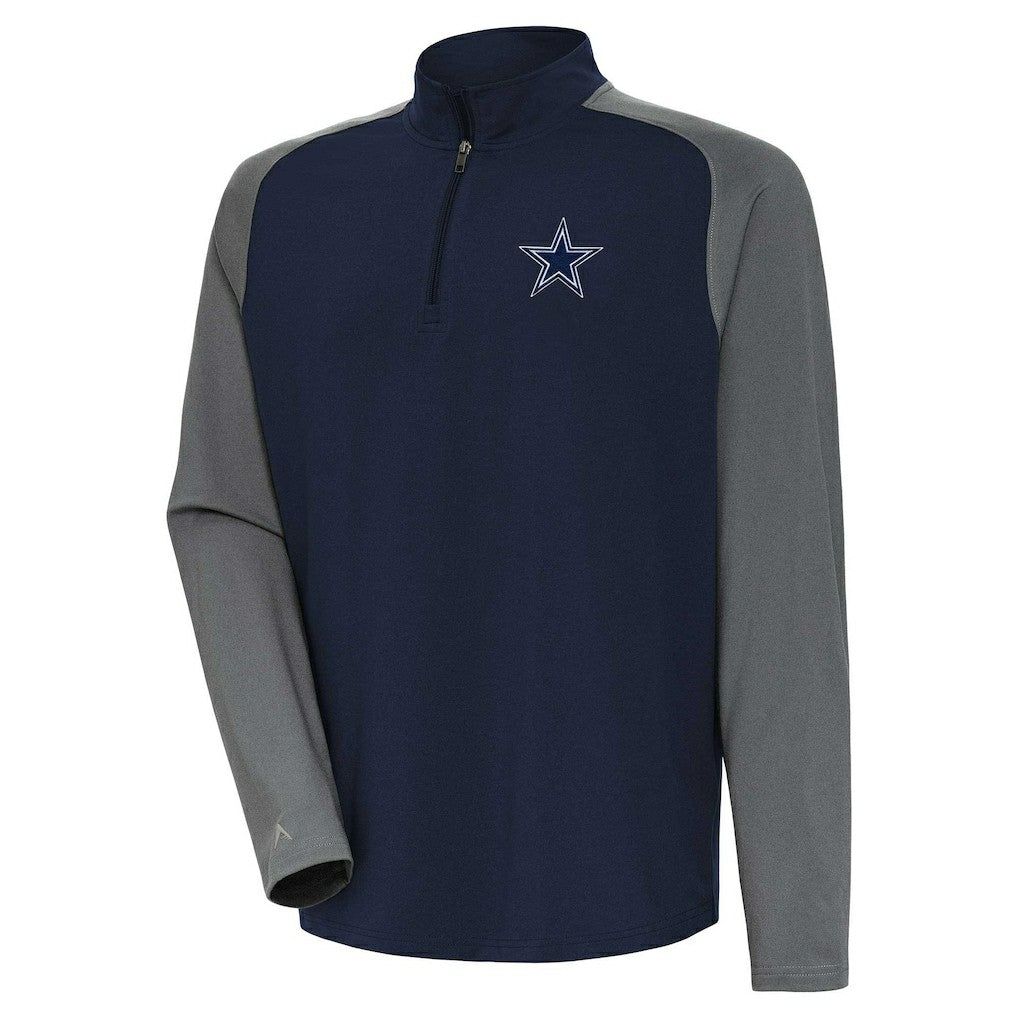 Dallas Cowboys  Antigua Dauntless Raglan Quarter-Zip Jacket