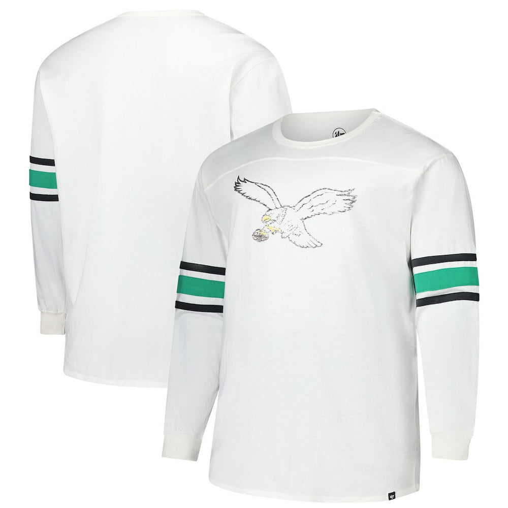 Philadelphia Eagles 47 brand '47 Big & Tall Premier Brex Long Sleeve T-Shirt