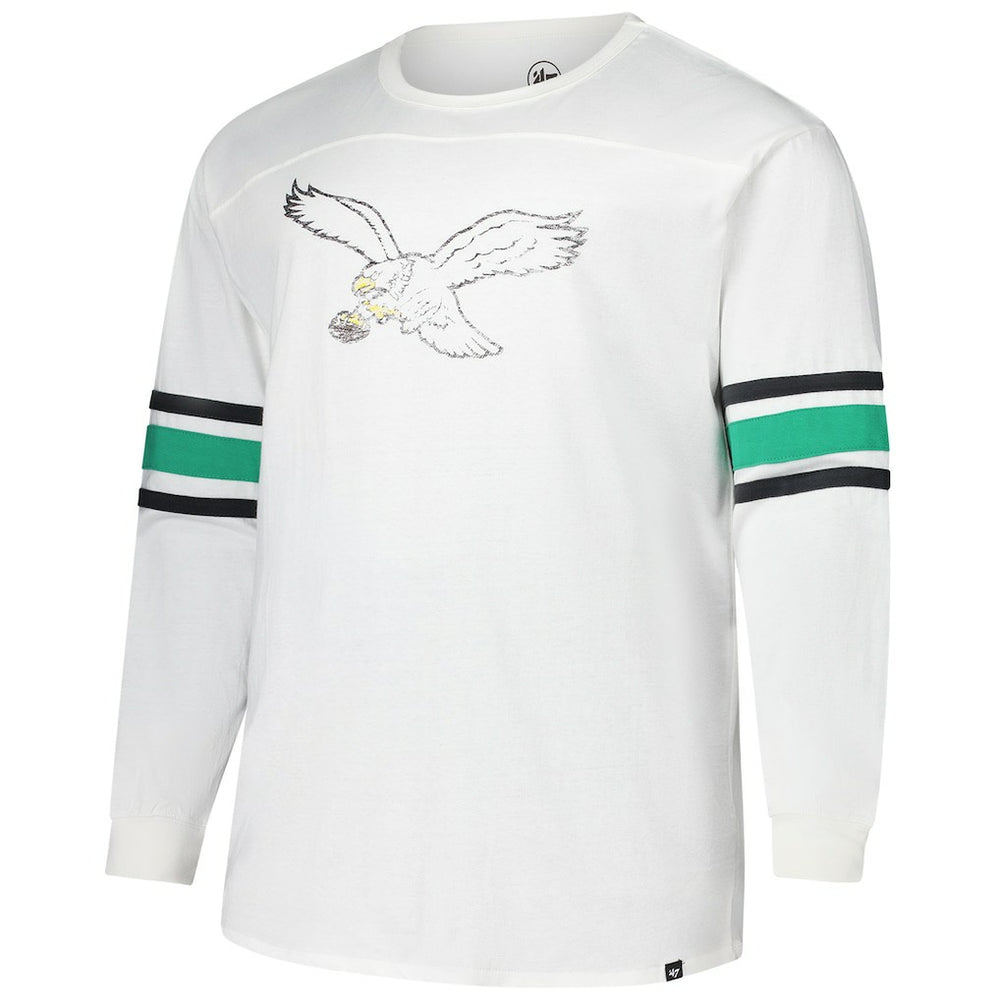 Philadelphia Eagles 47 brand '47 Big & Tall Premier Brex Long Sleeve T-Shirt