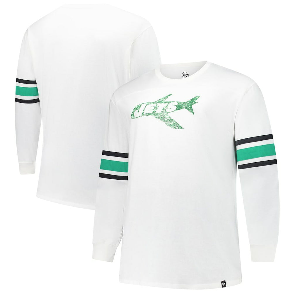 New York Jets 47 brand '47 Big & Tall Premier Brex Long Sleeve T-Shirt