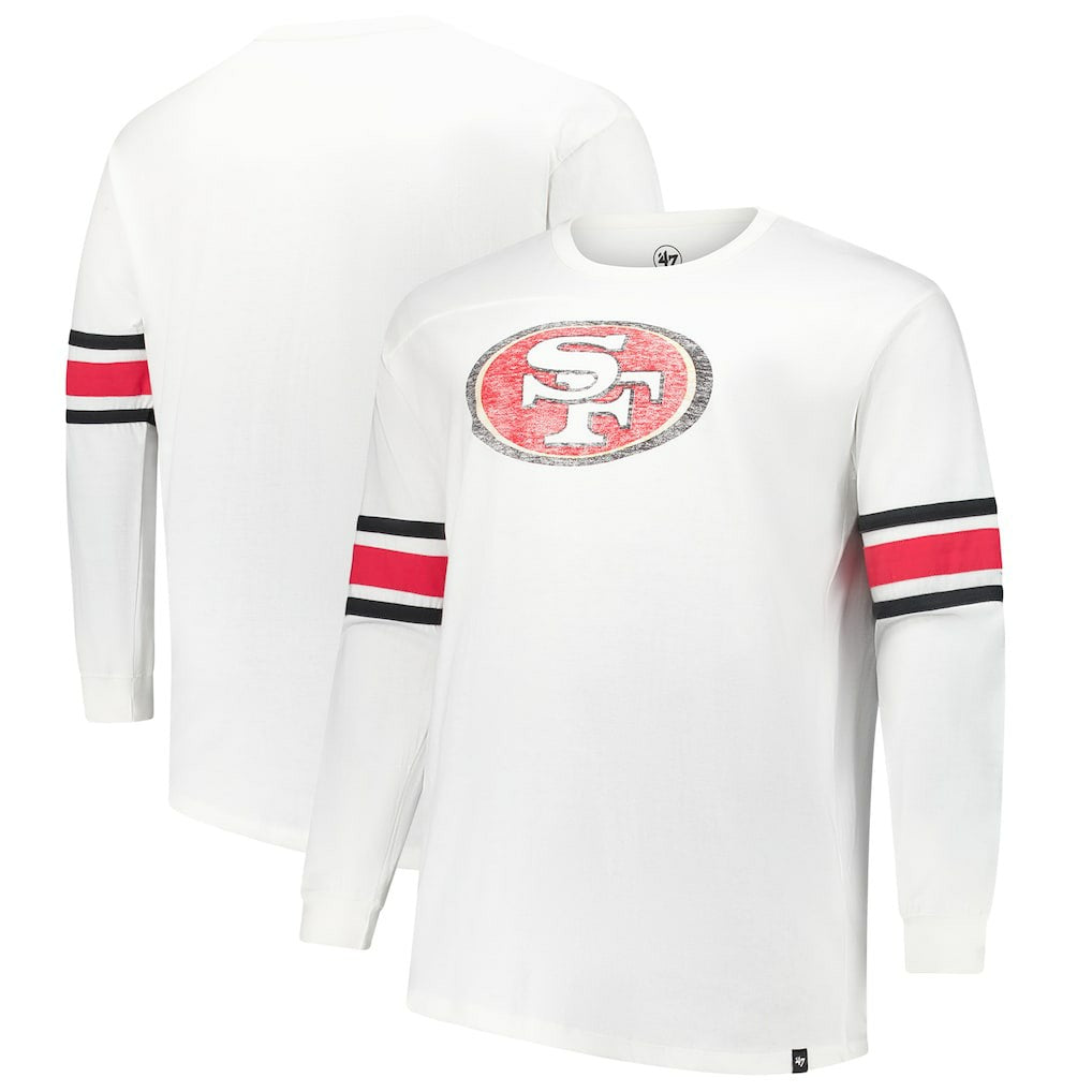 San Francisco 49ers 47 brand '47 Big & Tall Premier Brex Long Sleeve T-Shirt