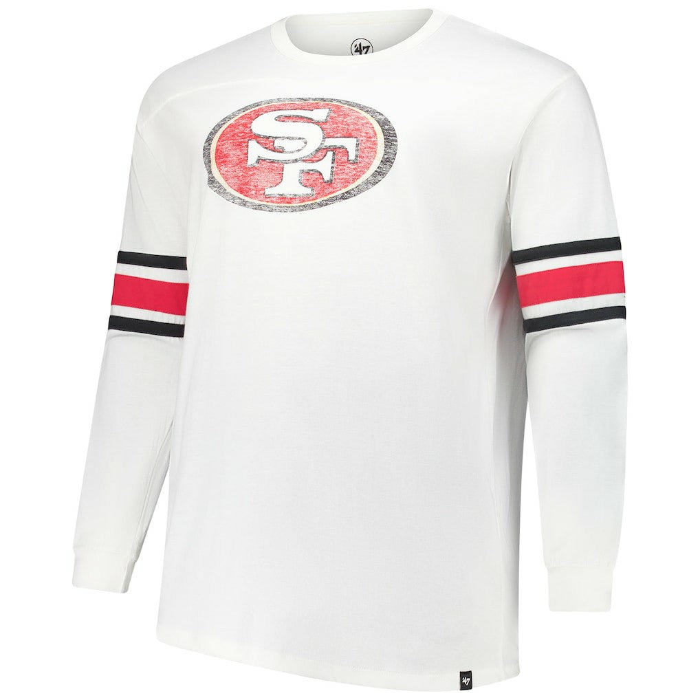 San Francisco 49ers 47 brand '47 Big & Tall Premier Brex Long Sleeve T-Shirt