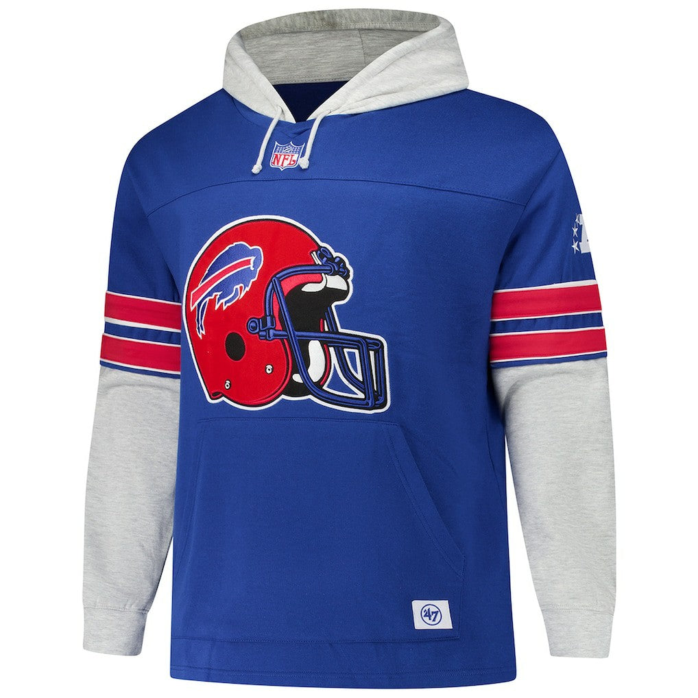 Buffalo Bills 47 brand '47 Big & Tall Lacer Pullover Hoodie