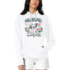Philadelphia Eagles  G-III 4Her by Carl Banks Women's Flowers Team Logo Graphic Fleece Pullover Hoodie