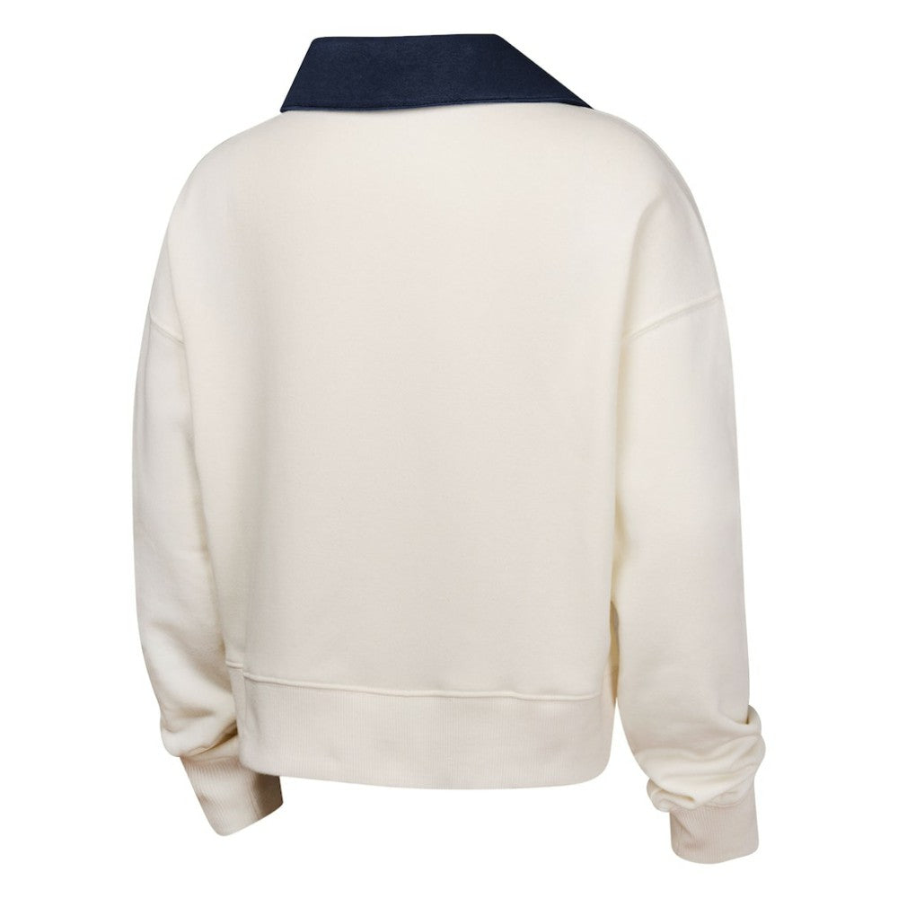 Boston Red Sox Girls Youth Ballpark Hit Collared V-Neck Pullover Sweatshirt | MLB US