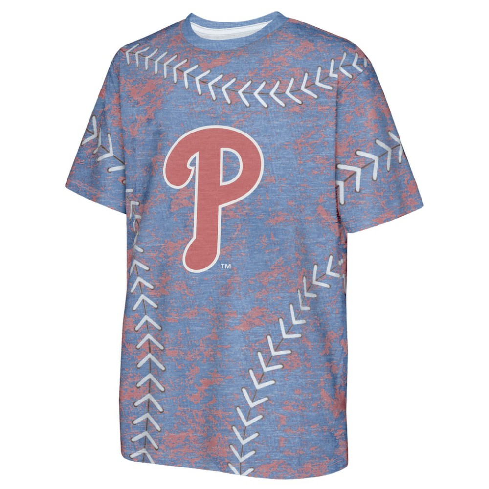 Philadelphia Phillies Youth Slide Score Bold T-Shirt | MLB For sale
