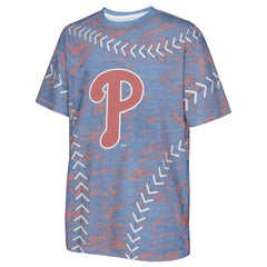 Philadelphia Phillies Youth Slide Score Bold T-Shirt | MLB For sale